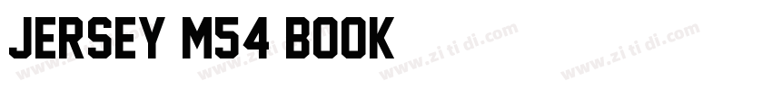 Jersey M54 Book字体转换